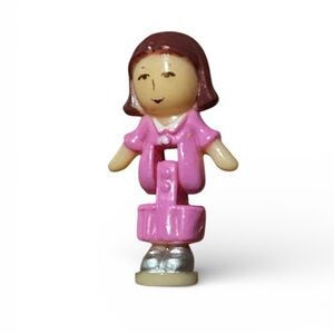 Vintage 1990s bluebird polly pocket Laura figure of magical mansion